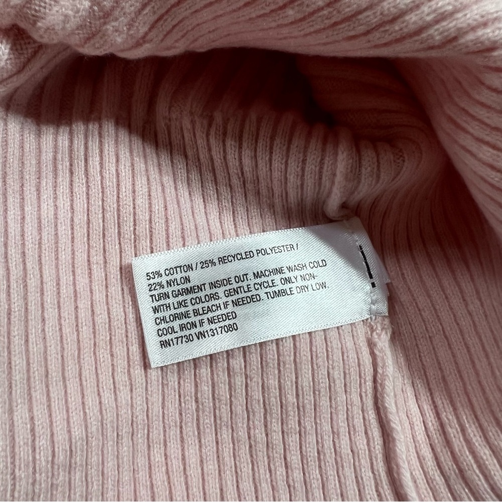 NWT Wild Fable Blush Pink Ruffle Hem Cardigan- L - Picture 6 of 6